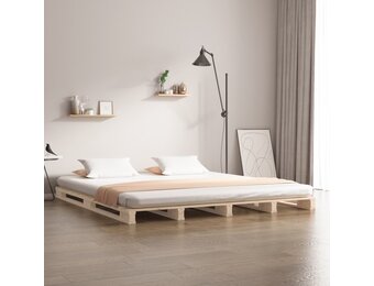 vidaXL Palletbed Grenenhout 160x200 cm | -34%