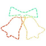 vidaXL Kerstklokken met 72 LED's (50x56 cm) - 56% Korting!