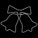 vidaXL Kerstklokken met 72 LED's (50x56 cm) - 56% Korting!