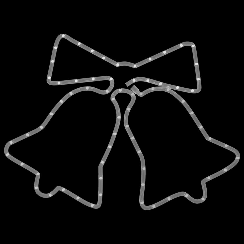 vidaXL Kerstklokken met 72 LED's (50x56 cm) - 56% Korting!