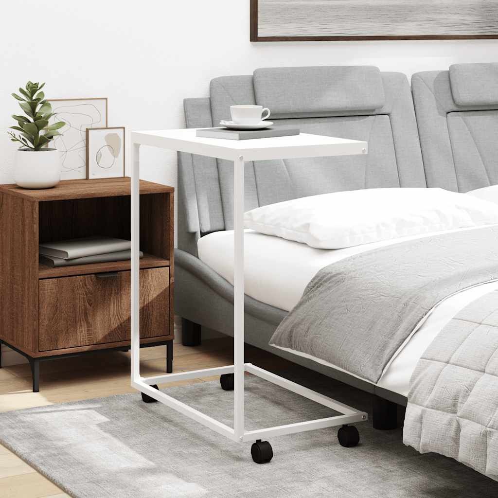 vidaXL Bijzettafel met wieltjes - 55x35x70 cm - 31% Korting!