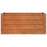 vidaXL Verhoogde Plantenbak Cortenstaal Roestig (100x40x45cm) - 30% Korting