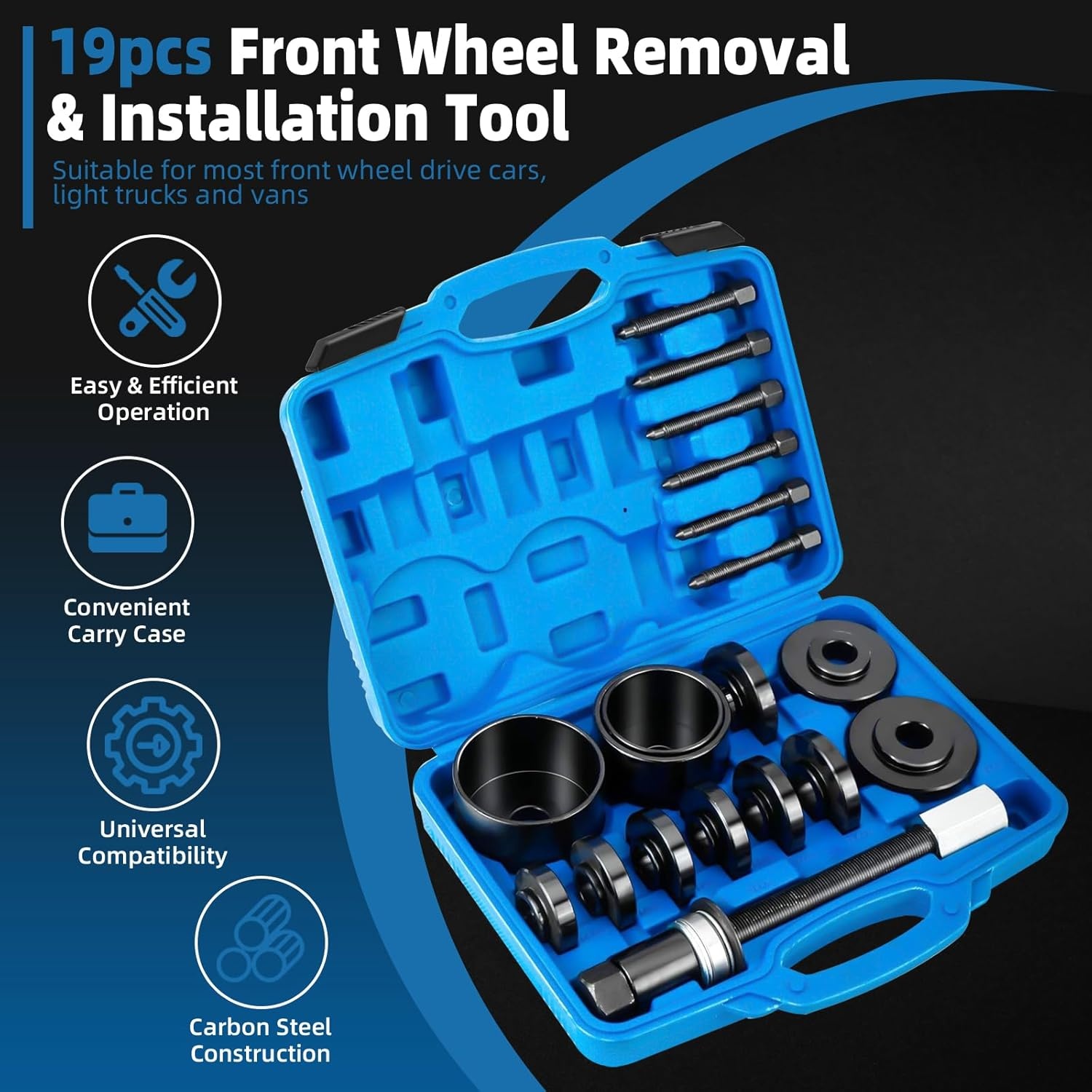 FreeTec Wiellager Gereedschapsset - 27% Korting