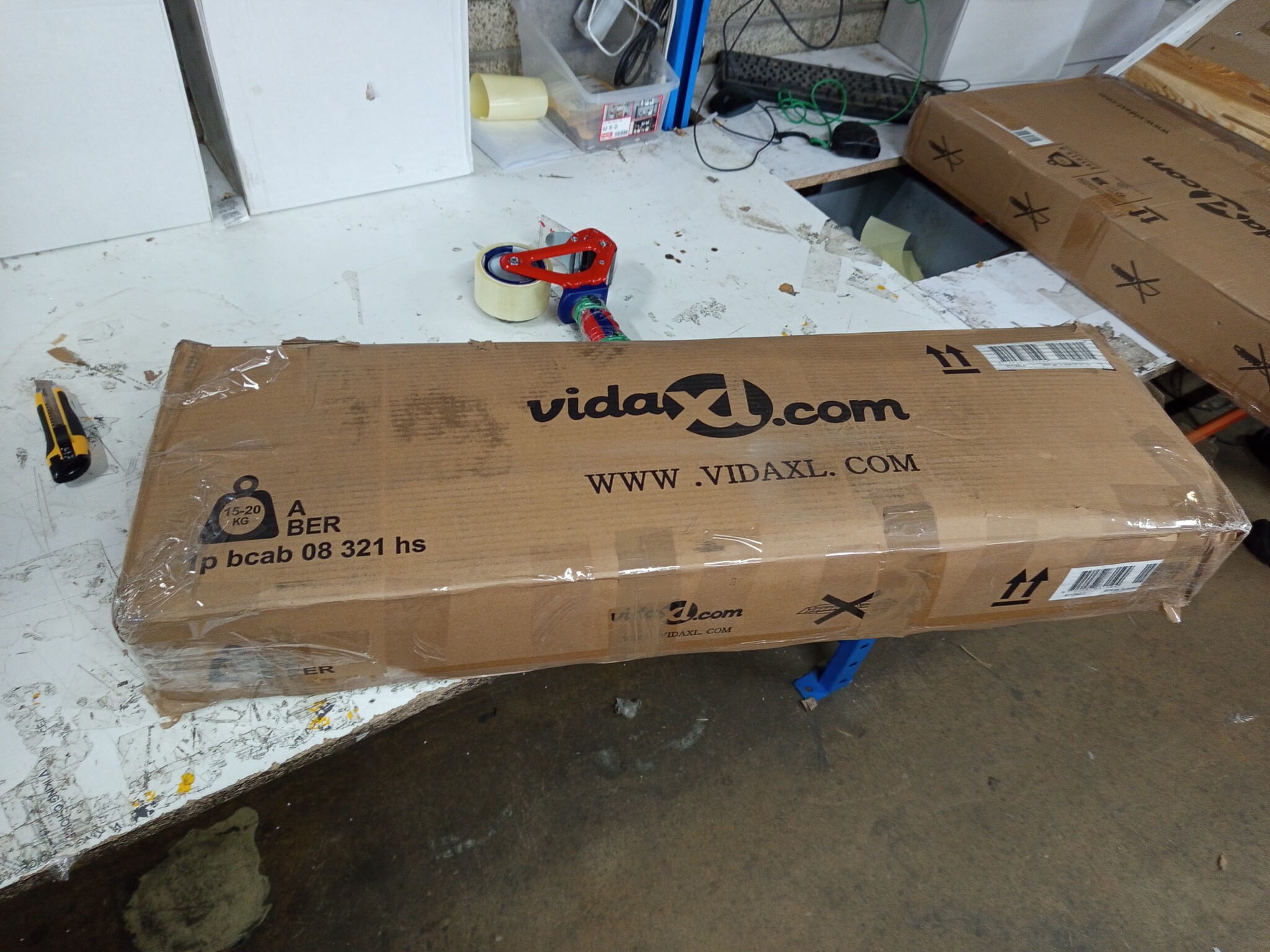 vidaXL Boekenkast/Kamerscherm Hoogglans Wit - 50% Korting!