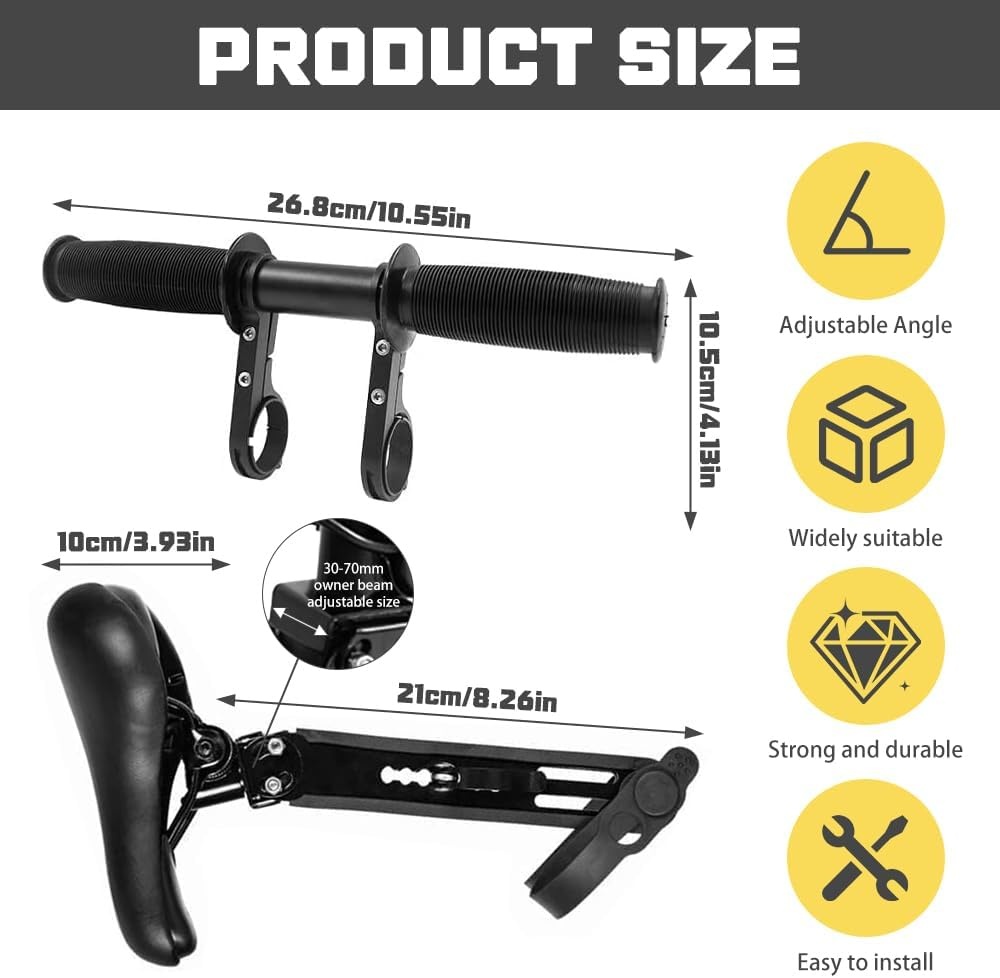 Vooraan Kinderfietszadel met Stuur (2-5 jr) - 27% Korting