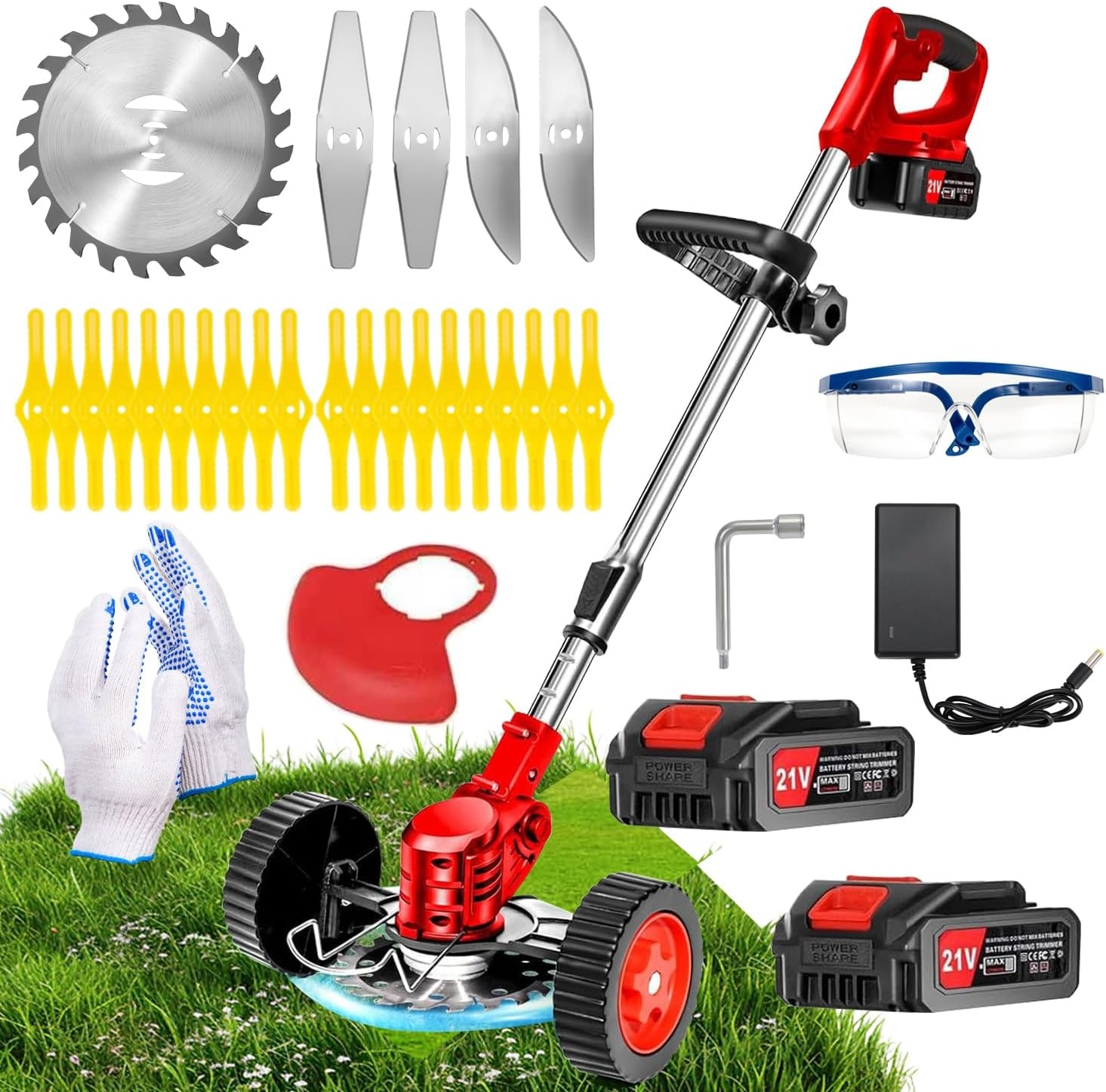 Accu Grasmaaier 21V 4.0Ah - 27% Korting!