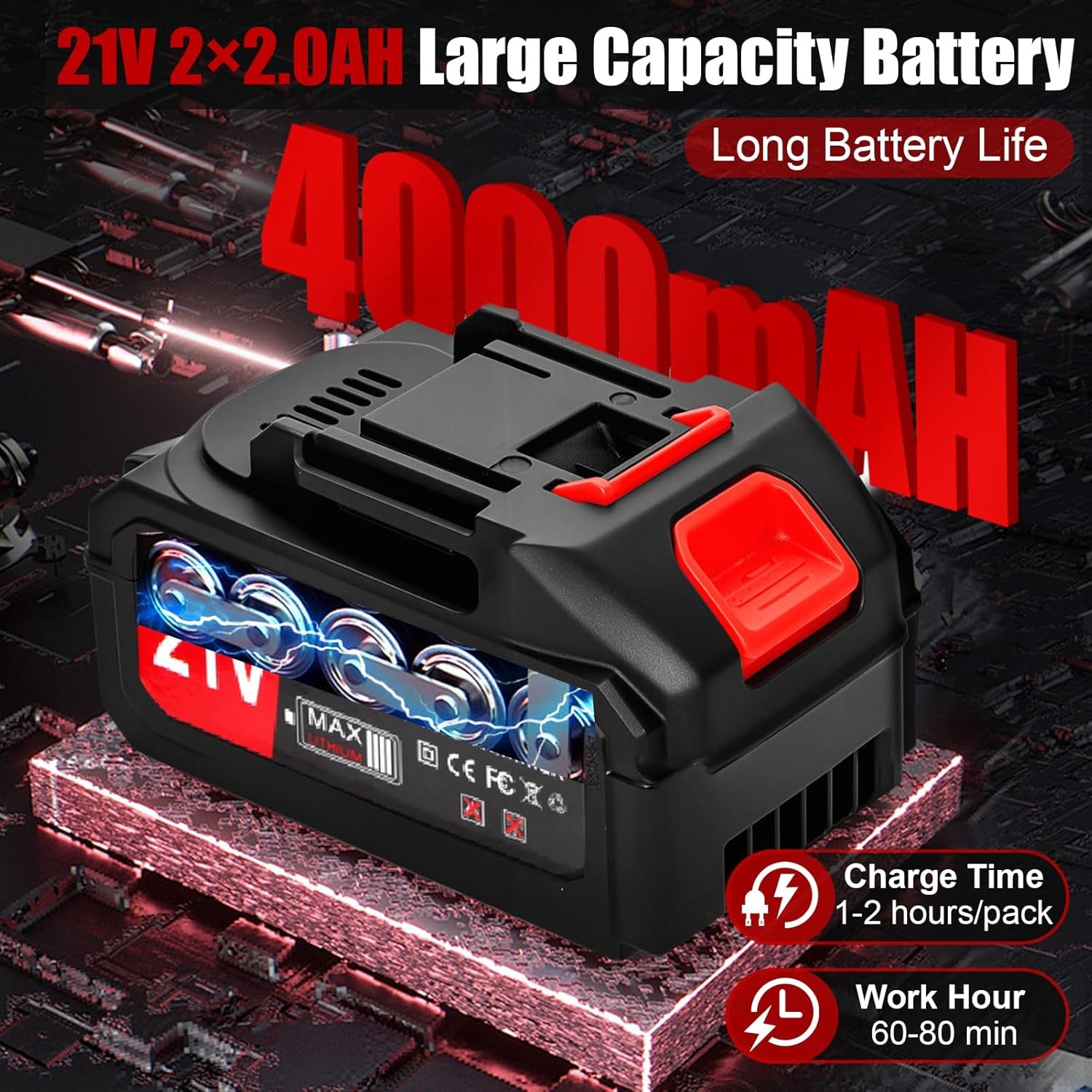 Accu Grasmaaier 21V 4.0Ah - 27% Korting!