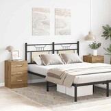 vidaXL Nachtkastjes 2 st 59% Korting - Bewerkt Hout