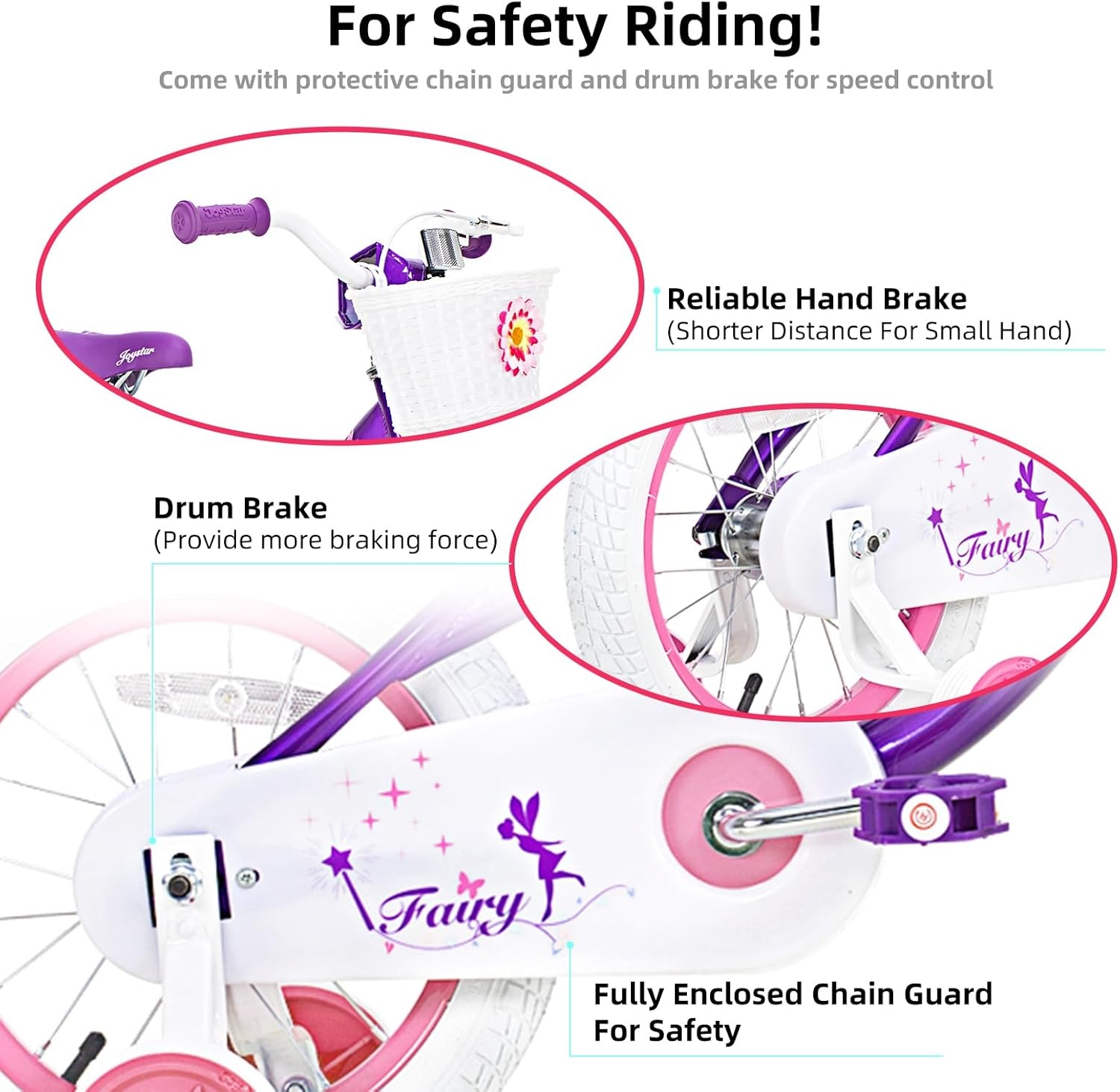 Meisjesfiets JOYSTAR Fairy - 29% Korting - 12-18 Inch