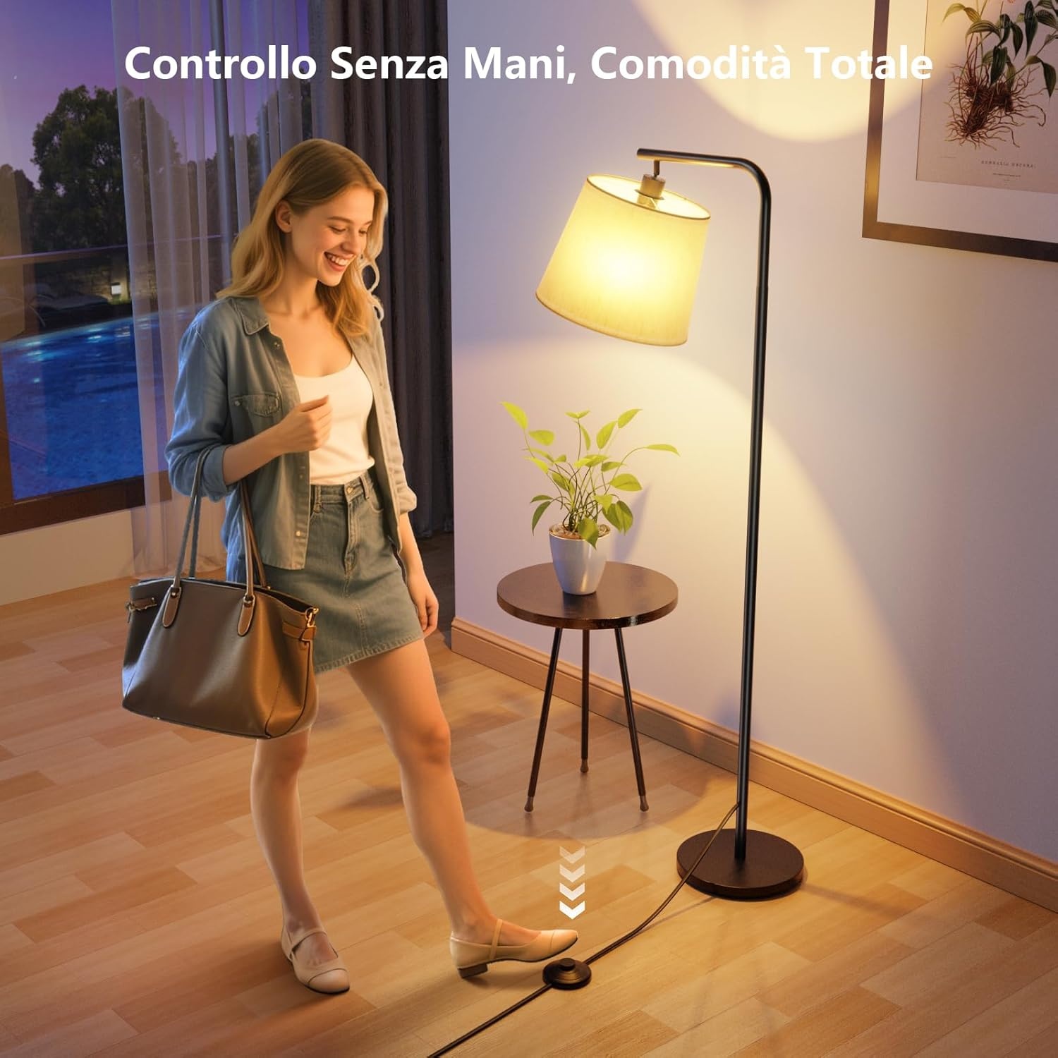 Dimbare Vloerlamp met Afstandsbediening - 33% Korting