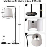 Dimbare Vloerlamp met Afstandsbediening - 33% Korting