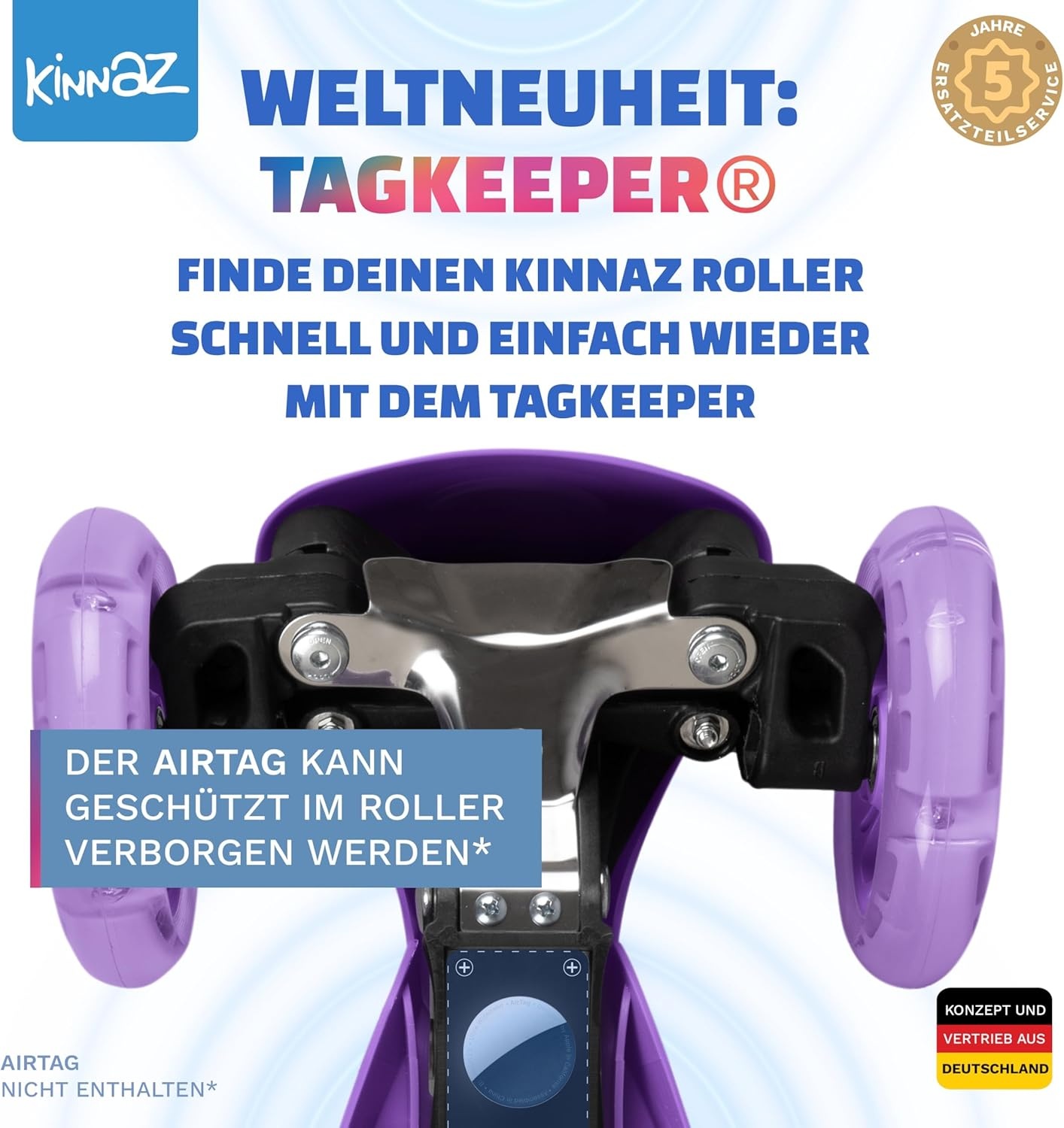 Kinnaz One Kinderstep met LED-wielen - 27% Korting