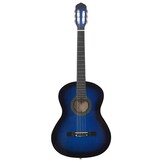 vidaXL Klassieke Gitaar Blauw 4/4 (39") - 33% Korting!