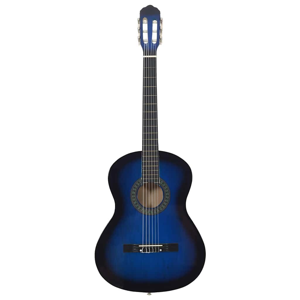 vidaXL Klassieke Gitaar Blauw 4/4 (39") - 33% Korting!