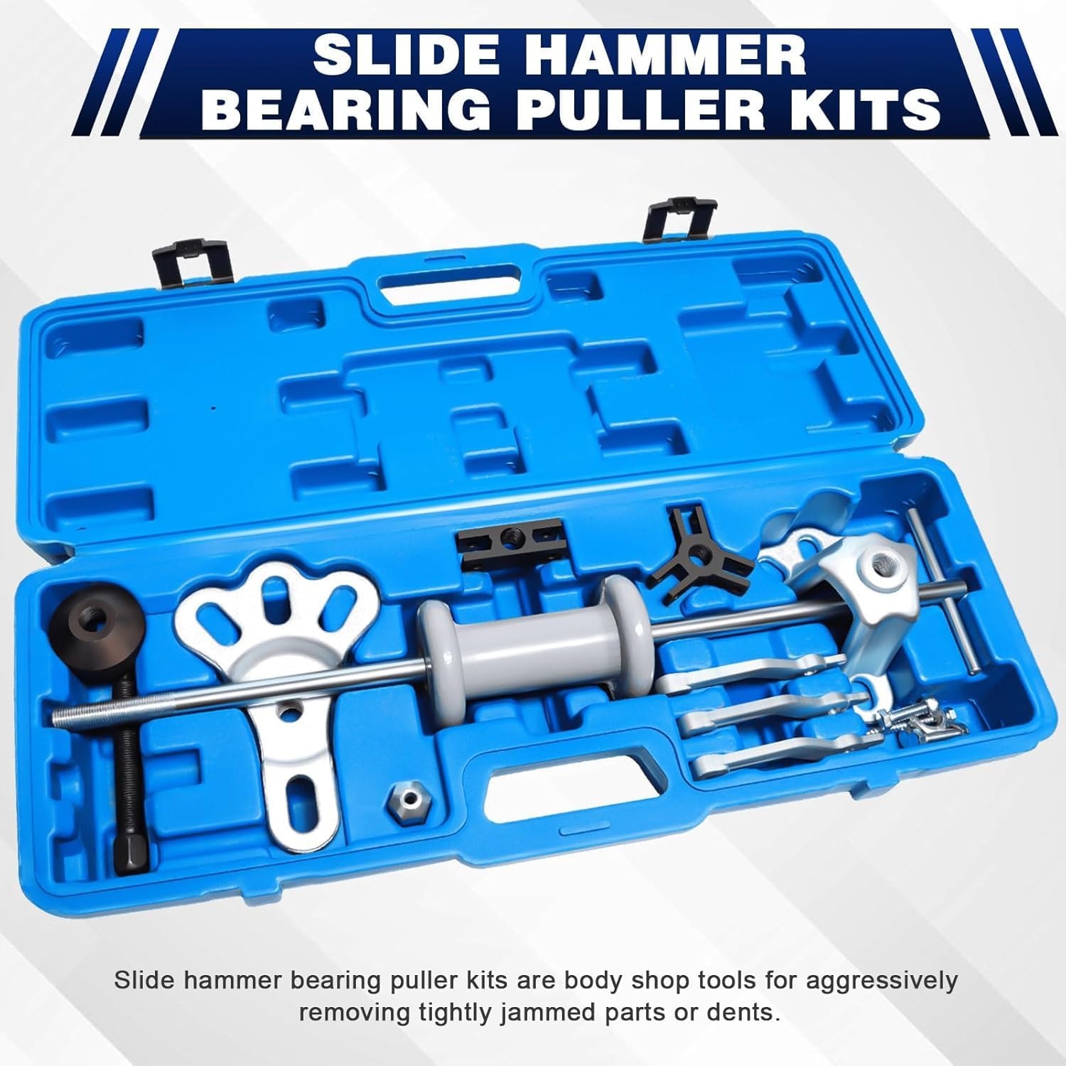 18-Delige Wielnaaftrekker Set met Slagtrekker - 28% Korting