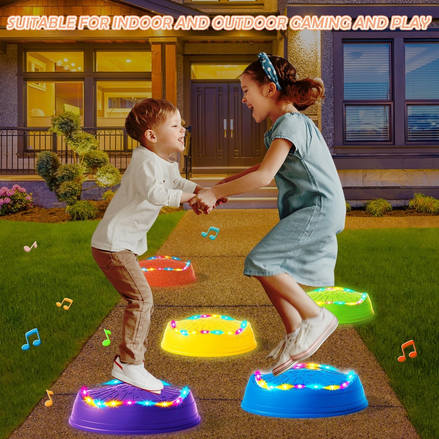 Vrolijke Stapstenen met Muziek & Licht - 26% Korting!