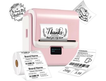 ORGSTA T003 Labelprinter - Bluetooth/USB - 28% Korting