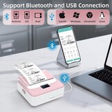 ORGSTA T003 Labelprinter - Bluetooth/USB - 28% Korting