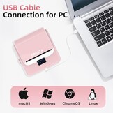 ORGSTA T003 Labelprinter - Bluetooth/USB - 28% Korting