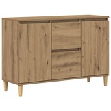 vidaXL Dressoir 102x35x70 cm - Artisanaal Eiken (34% Korting)