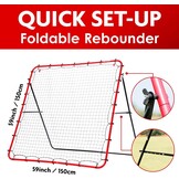 NET PLAYZ Voetbal Rebounder - 28% Korting - Oefen je skills!