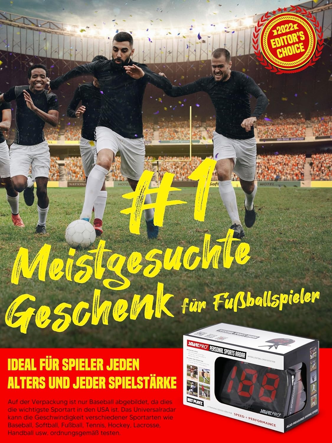 NET PLAYZ Voetbalradar - Trainingsapparaat met 28% Korting