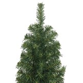 Smalle Kunstkerstboom 210cm PVC Groen - 44% Korting