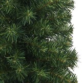 Smalle Kunstkerstboom 210cm PVC Groen - 44% Korting