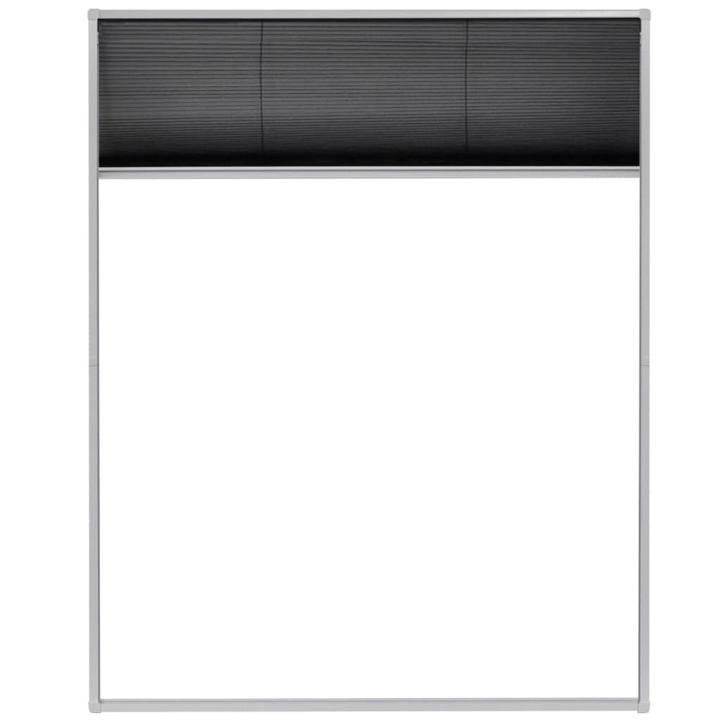 vidaXL Plissé Raamhor 80x100cm Wit Aluminium - 49% Korting