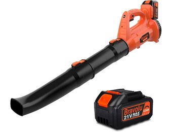 Draadloze Bladblazer - 21V Krachtige Motor, Nu met 55% Korting!