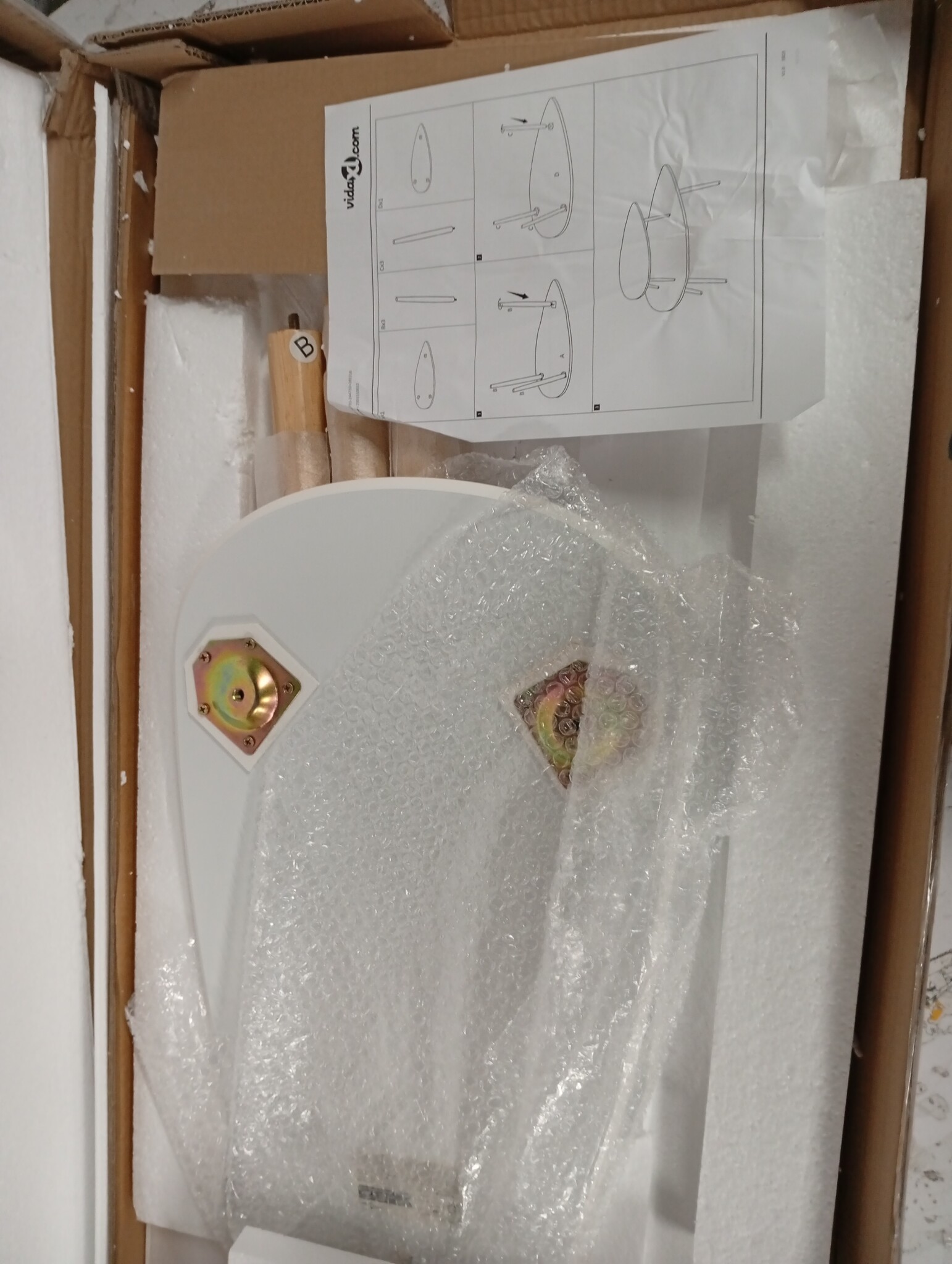 vidaXL 2-delige Salontafelset Grenenhout (Wit) - 77% Korting!