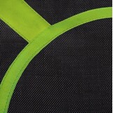 Nestschommel groen van 600D polyester 90 cm diameter schommel inclusief touwen tot 150 kg