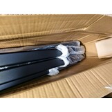 Tuintafel stoelen set zwart - 4 stuks