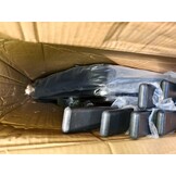 Tuintafel stoelen set zwart - 4 stuks