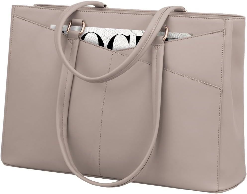 LOVEVOOK Women's Laptop Bag, Handbag, Work Bag, Teacher Bag, Large Waterproof Bag, Shoulder Bag, Briefcase, Business School