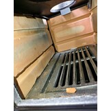 Houtfornuis - houtkachel - zwart - 5,5 kW - verwarmt tot 50 m²