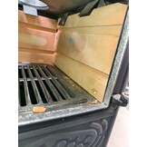 Houtfornuis - houtkachel - zwart - 5,5 kW - verwarmt tot 50 m²