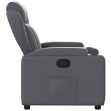 vidaXL Fauteuil Kunstleer Grijs - 59% Korting!