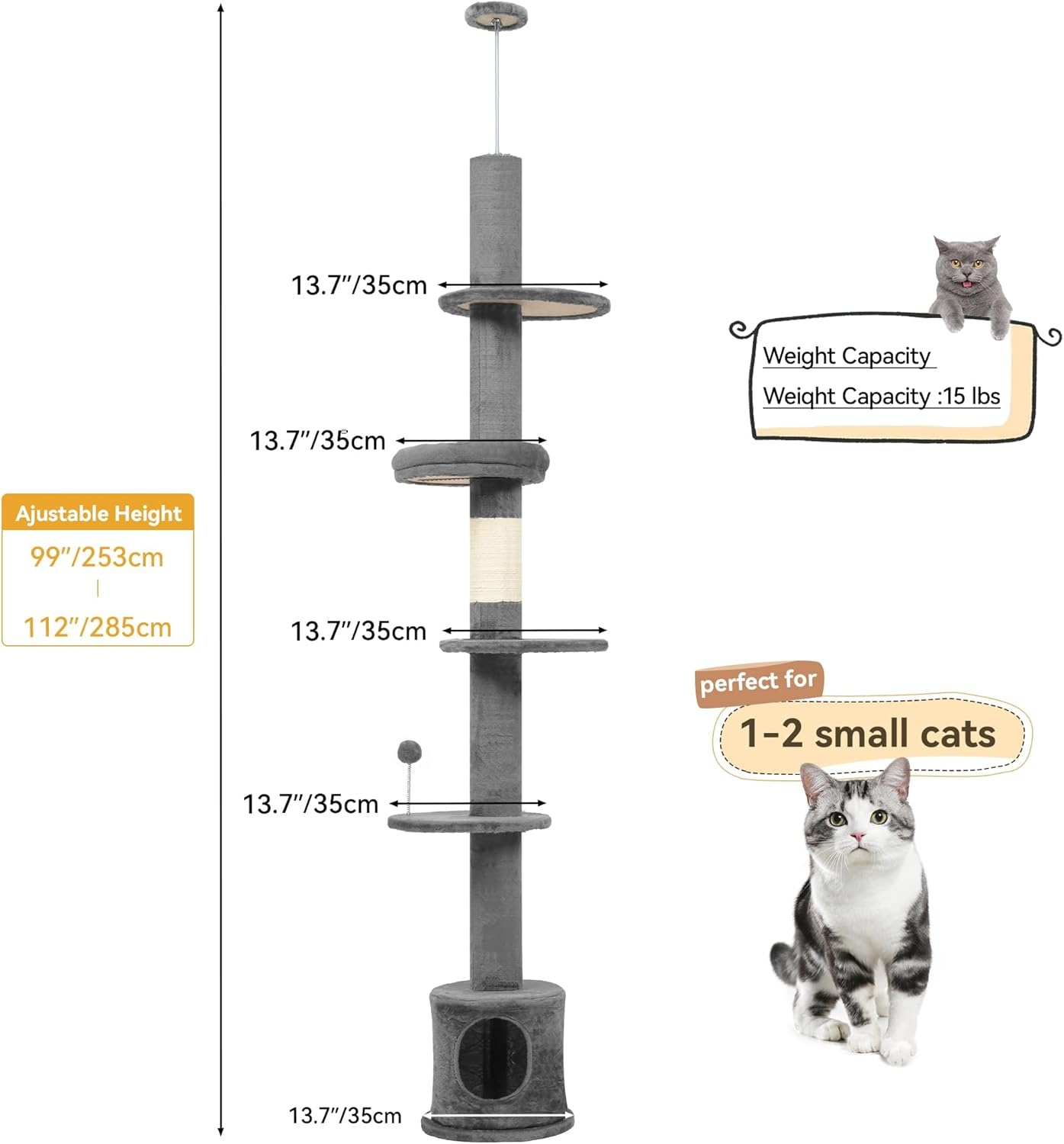 YITAHOME Kattenboom Toren | 27% Korting