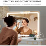 Hasipu Verlichte Make-upspiegel 80x58cm - 28% Korting!