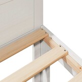 vidaXL Bedframe Grenenhout Wit 80x200 cm | 51% Korting