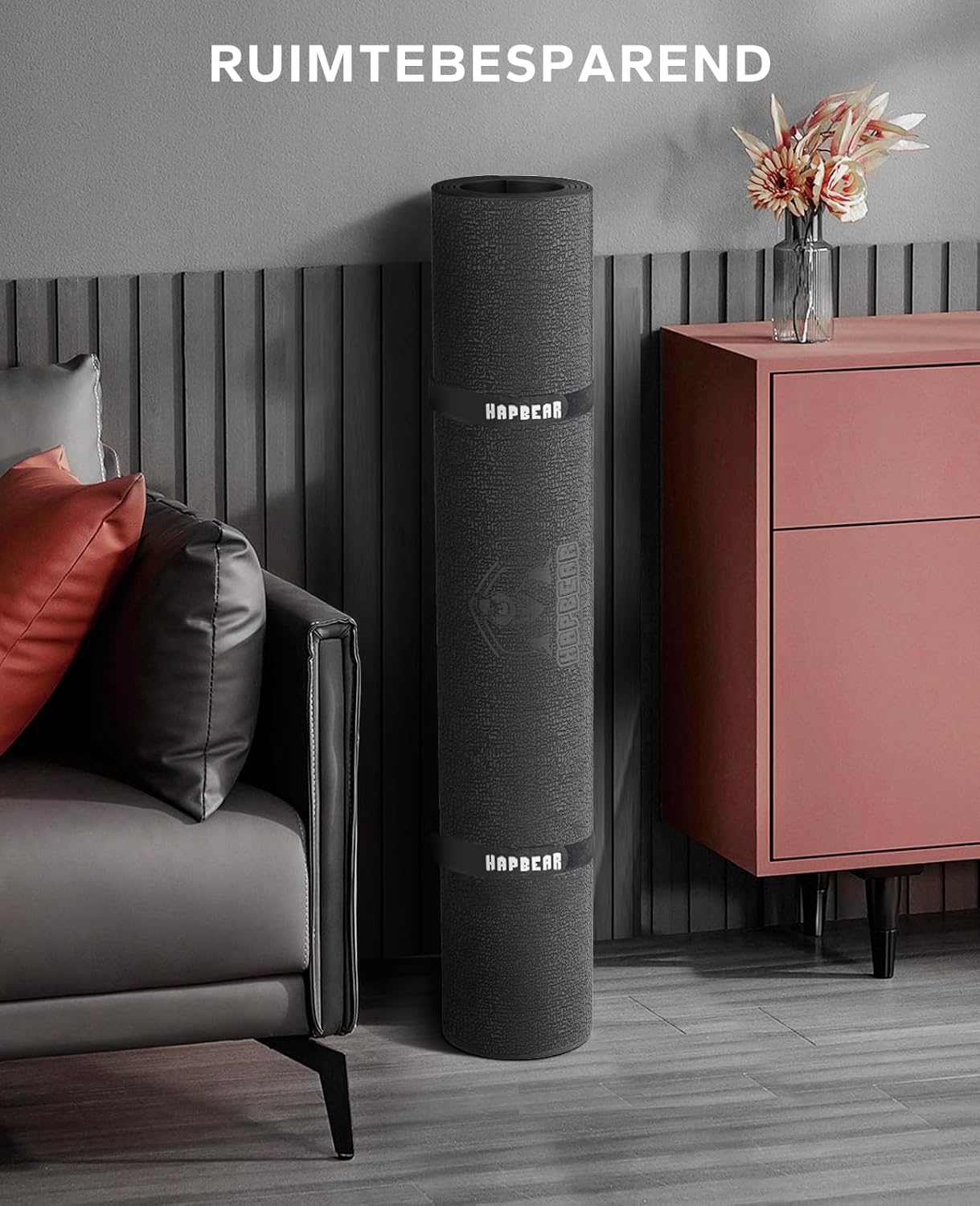 HAPBEAR Fitnessmat 152x76cm - Bescherm je vloer!