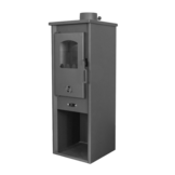 Retourende Houtkachel 8kW Antraciet - 60% Korting