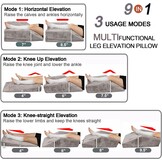 Legsteun Kussen (Grijs) - 26% Korting
