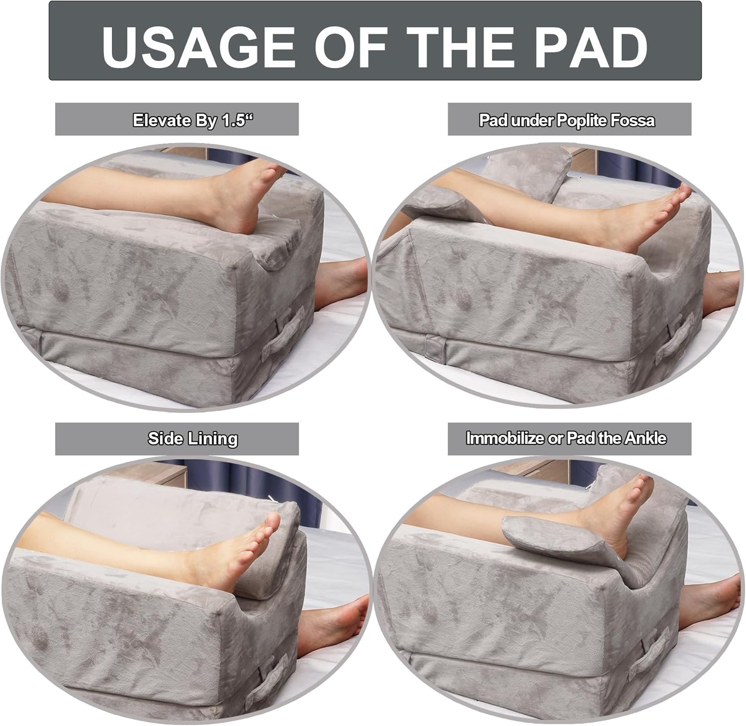 Legsteun Kussen (Grijs) - 26% Korting