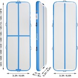 Airtrack Mat 20cm Dik - 5m - Gymnastiek & Yoga - 29% Korting
