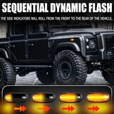 Dynamische LED Zijknippers - Land Rover Discovery/Defender (-25%)
