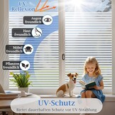 Lifetree Raamfolie Privacy Decoratief Streep 89x200cm - 26% Korting