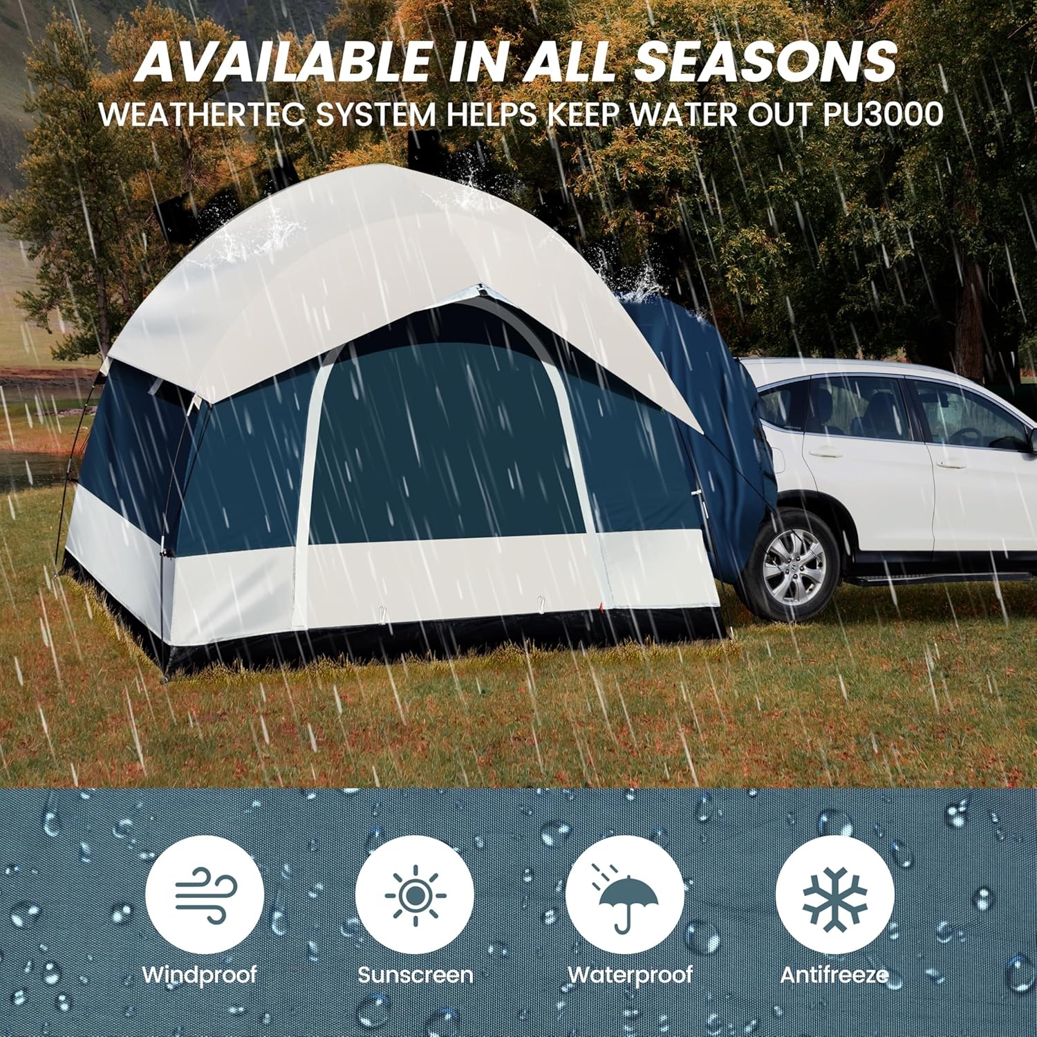 Universele SUV Tent - 6 Personen Kamperen (29% Korting)