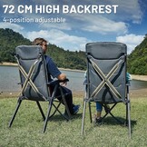 TIMBER RIDGE Campingstoel - Opvouwbaar, 150kg, 28% Korting!